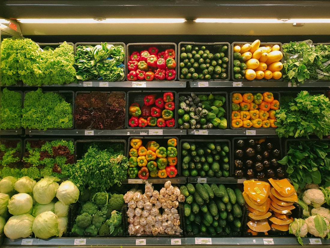 Colourful fresh produce display at Cristello's Village Market